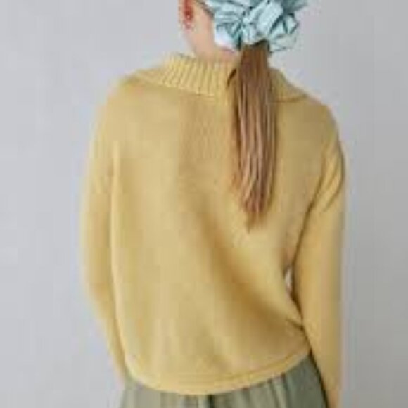 VRG GRL Avery Knit Cardigan in Lemon - Picture 5 of 6